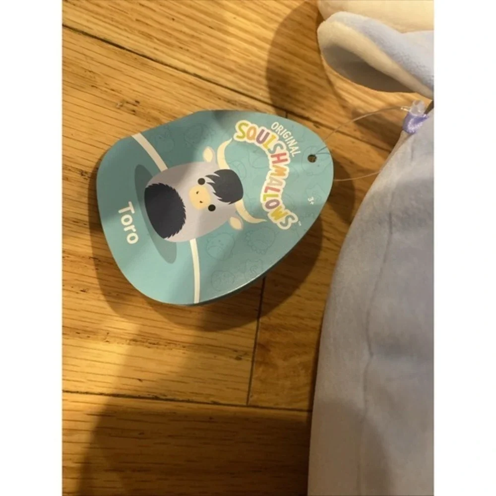 Squishmallows Sarge Cat and Toro Cow. Set of 2 New With Tags ‎ 3583
